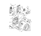 Whirlpool WGD4915EW0 bulkhead parts diagram