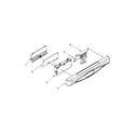 Maytag MDBH980AWS1 control panel parts diagram