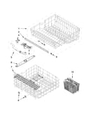 Upper and lower rack parts