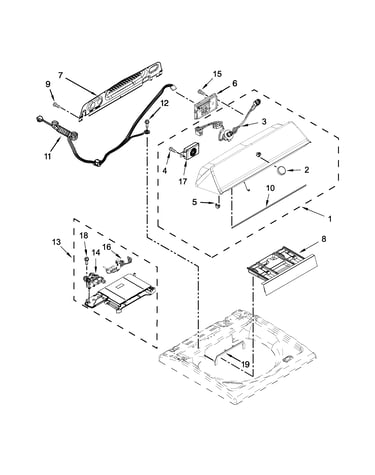 Console and dispenser parts
