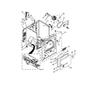 Maytag MGDC215EW0 cabinet parts diagram