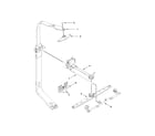 KitchenAid KDTE404DSS0 upper wash and rinse parts diagram