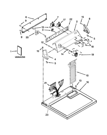 Top and console parts