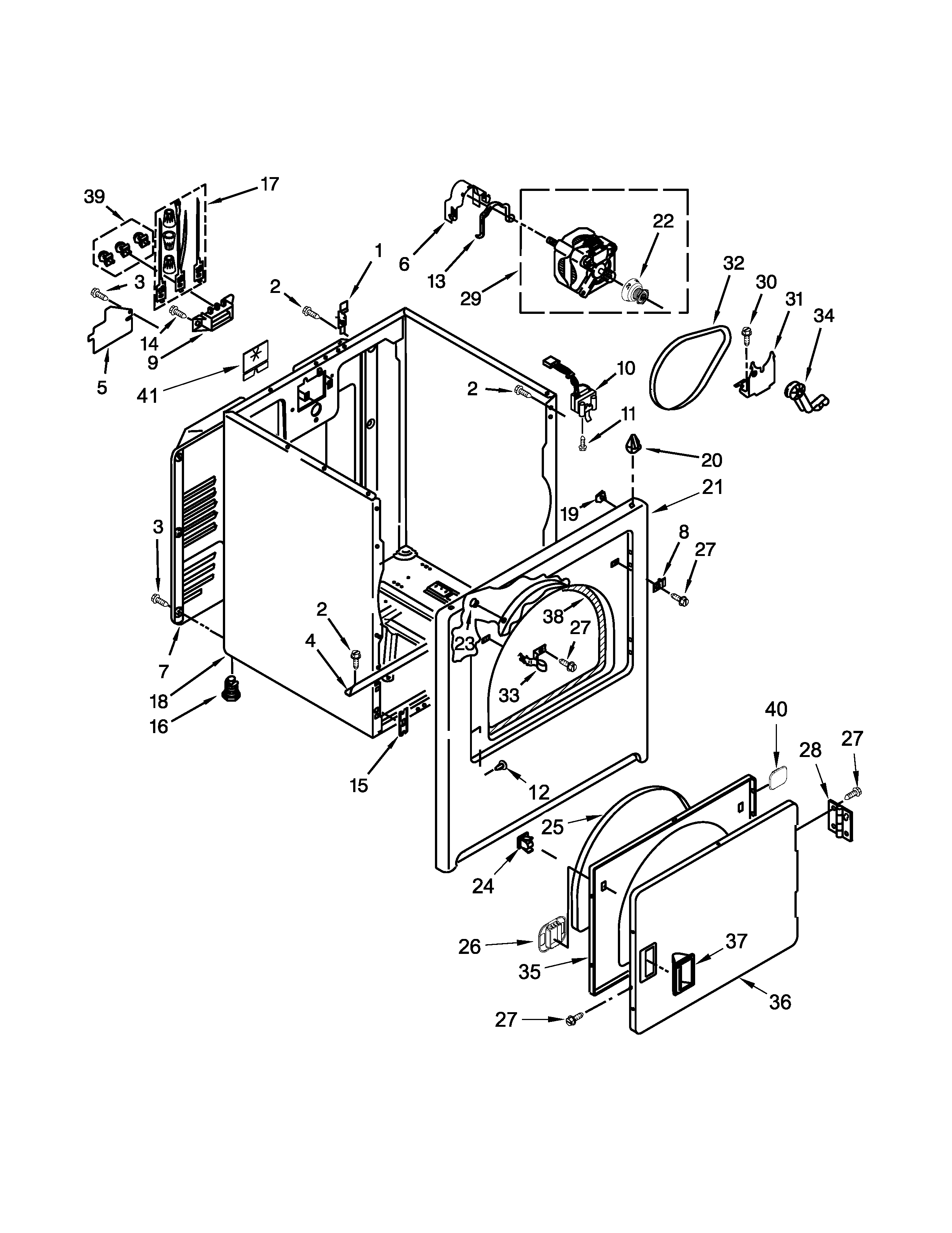 Cabinet parts