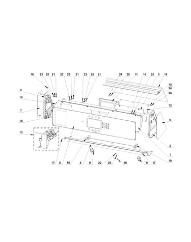 Control panel parts