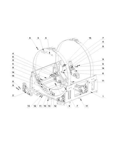 Upper frame parts