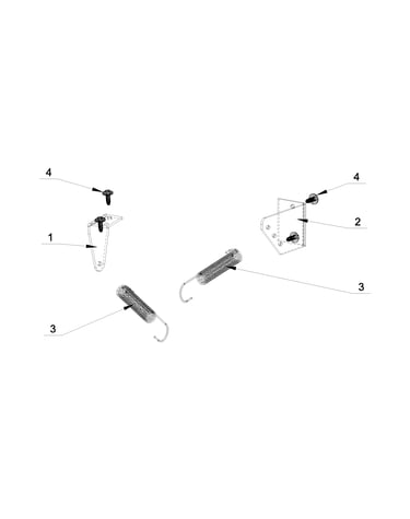Stabilizing spring parts