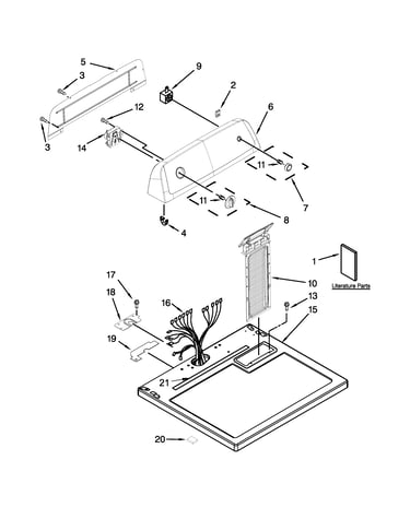 Top and console parts