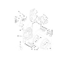 Maytag MEDC215EW0 bulkhead parts diagram