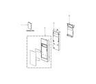 Whirlpool WMH32519CT1 control panel parts diagram