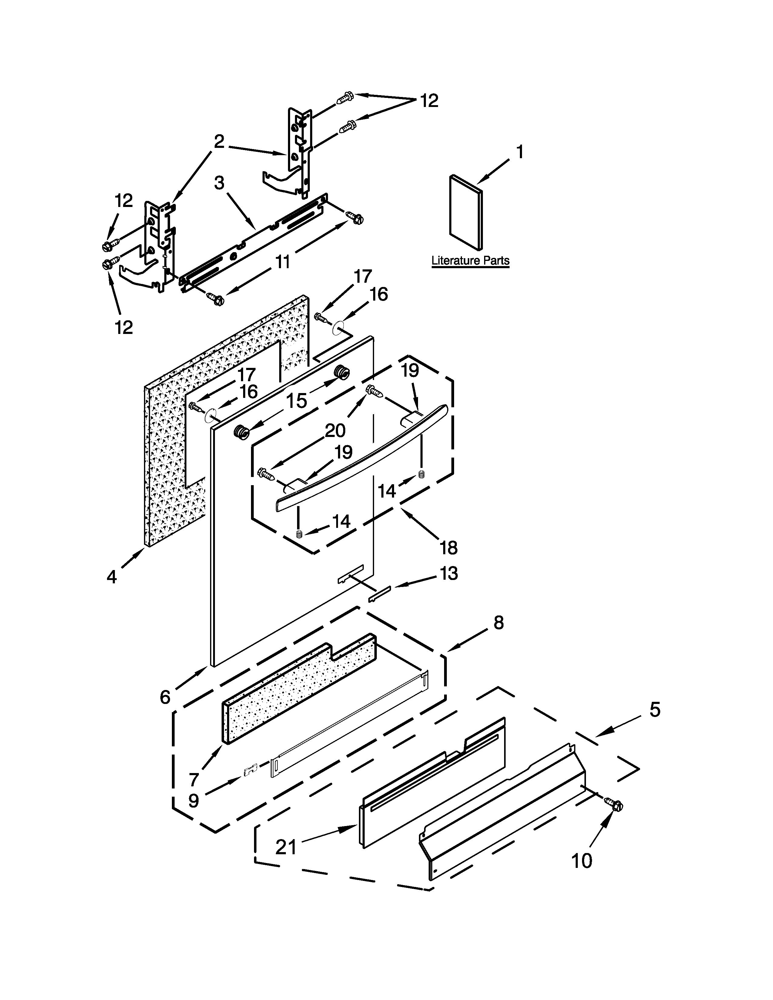 Door panel parts