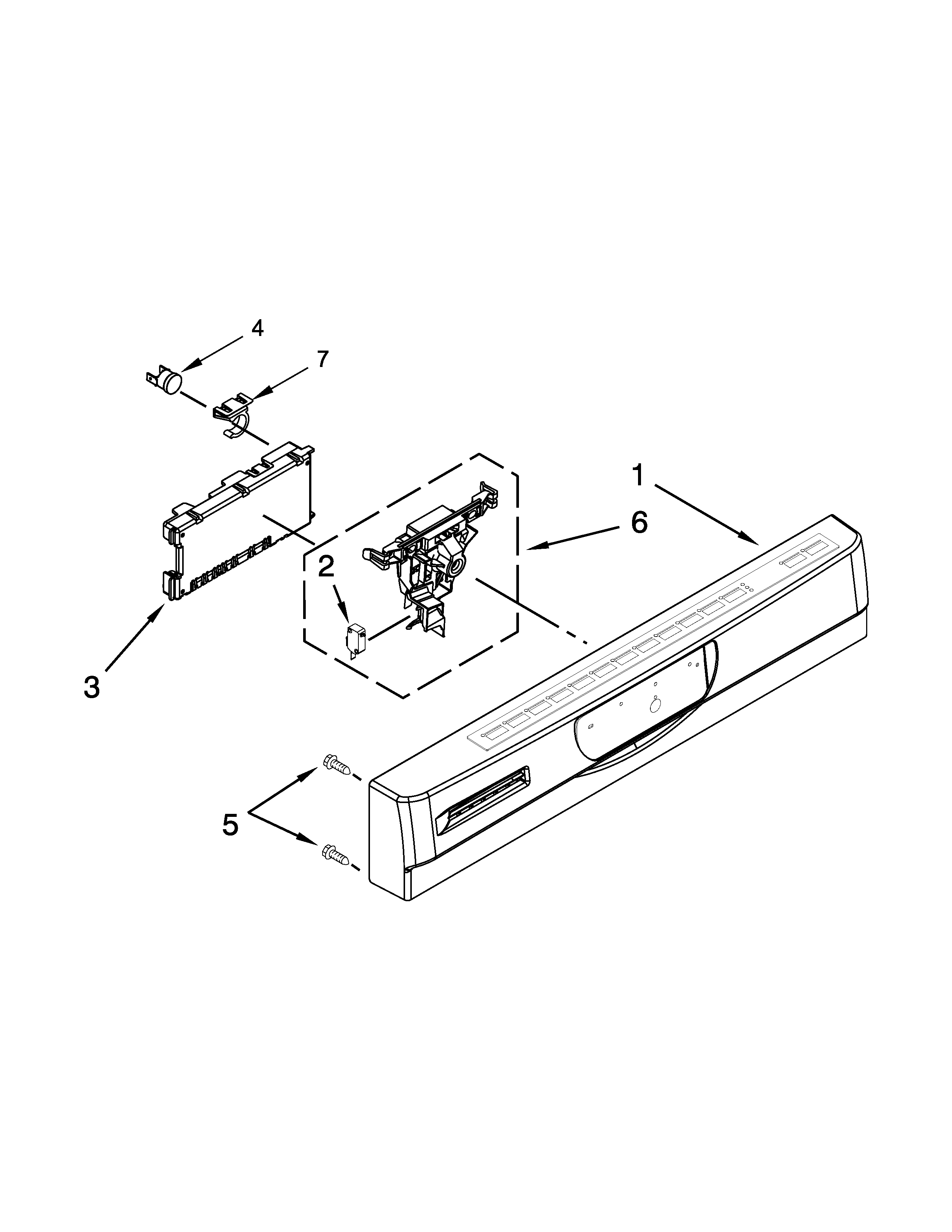 Control panel parts