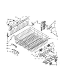 Upper rack and track parts