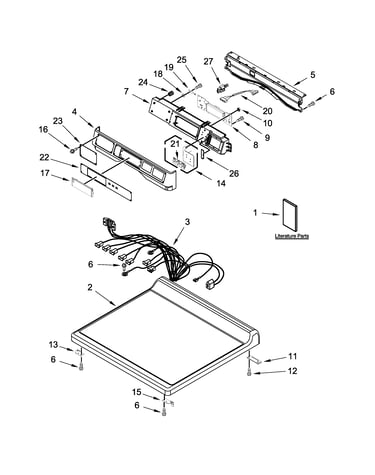 Top and console parts