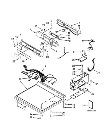 Top and console parts