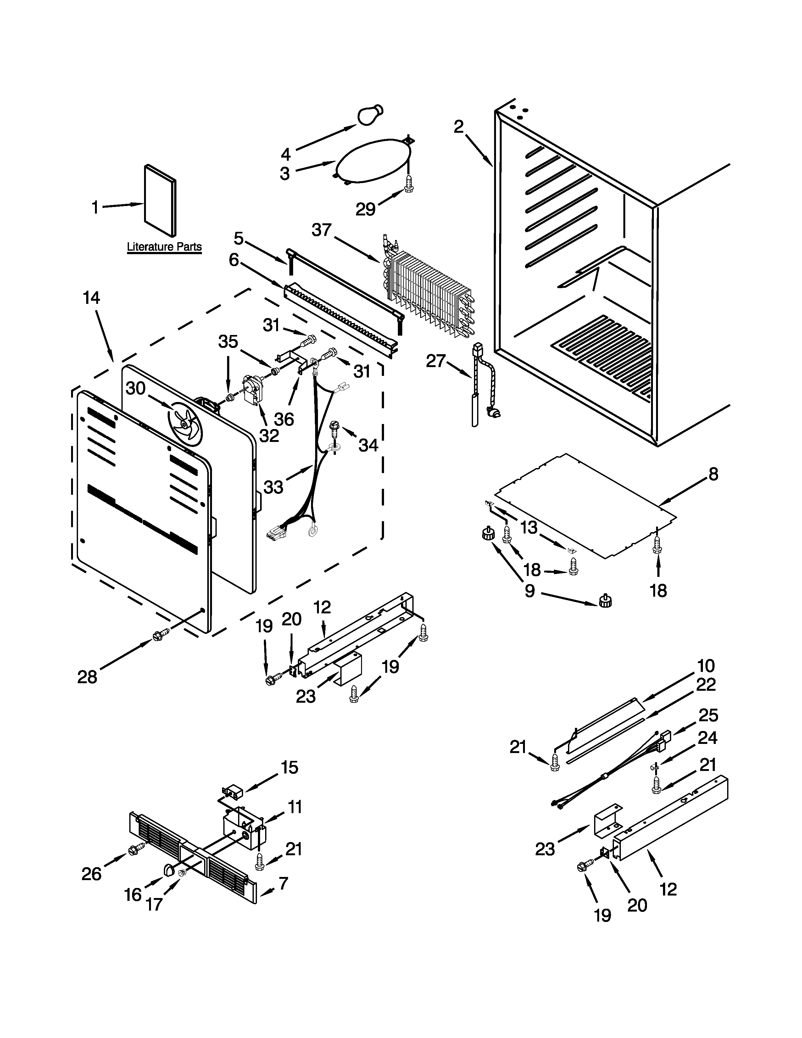 Cabinet parts