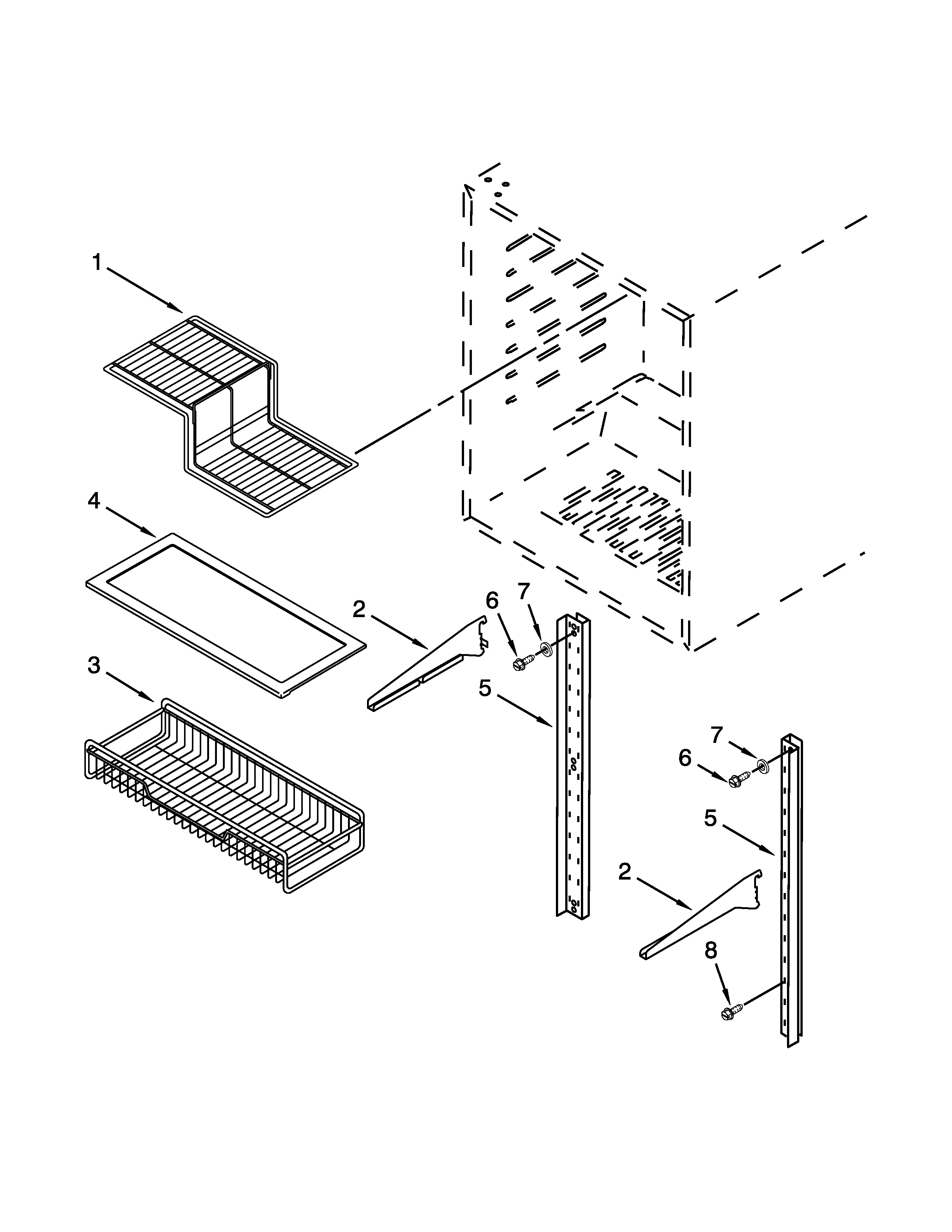 Shelf parts