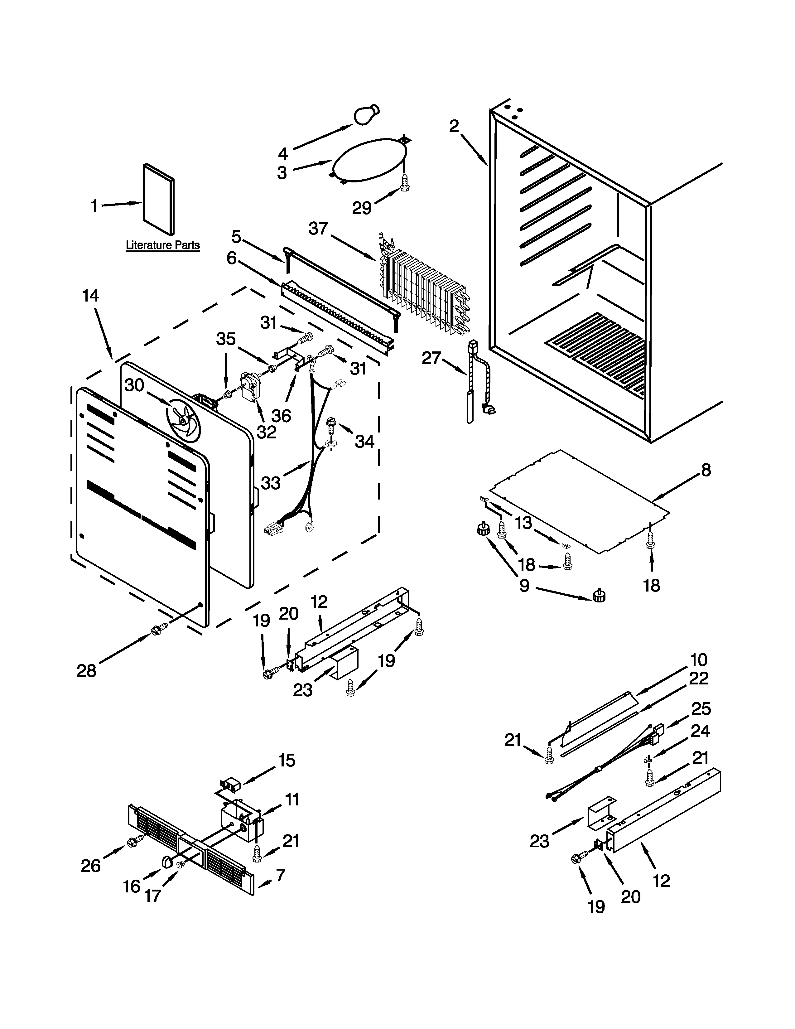 Cabinet parts