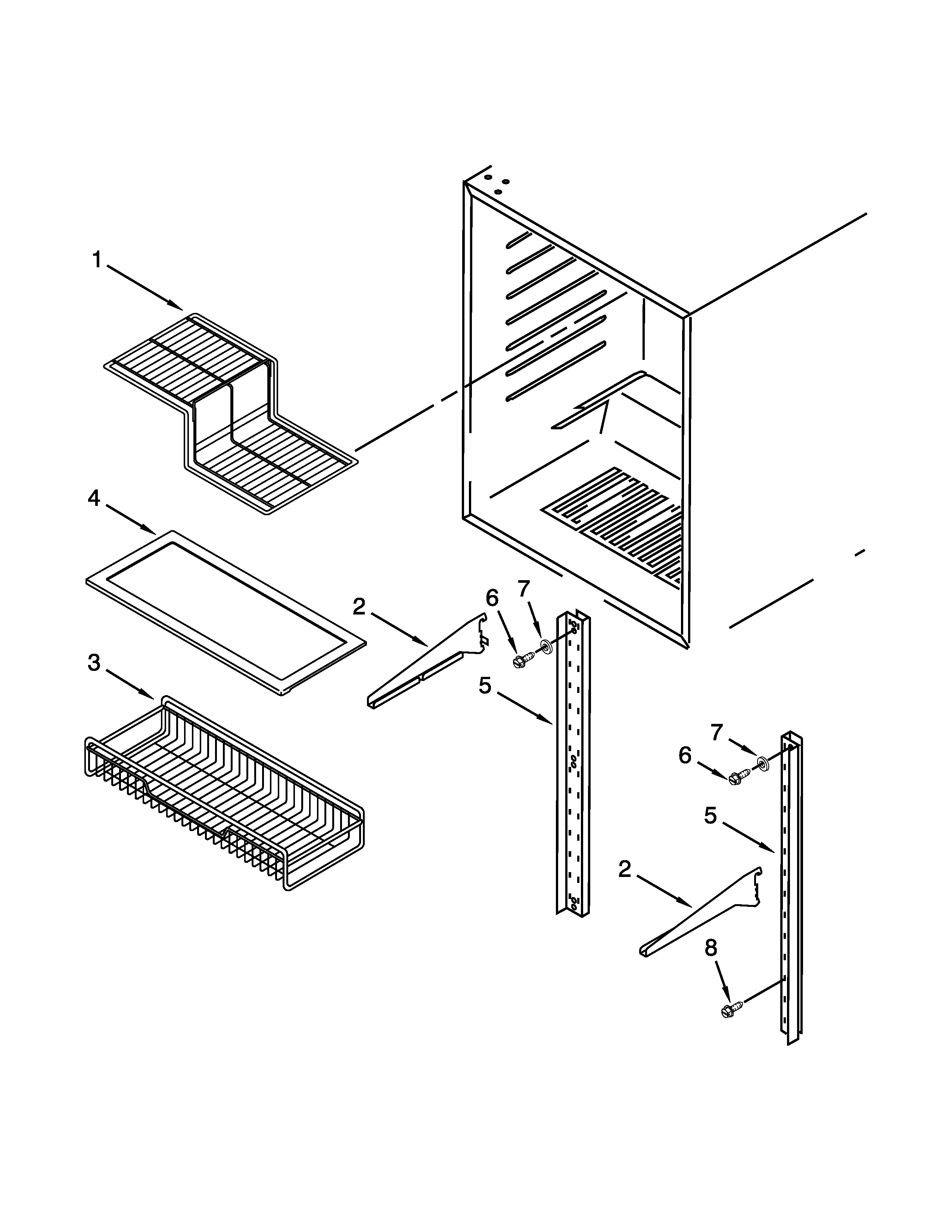 Shelf parts