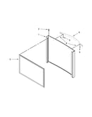 Freezer door parts