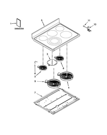 Cooktop parts