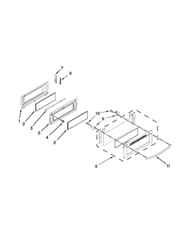Upper door parts