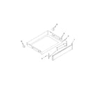 Whirlpool WFG540H0AS2 drawer parts diagram