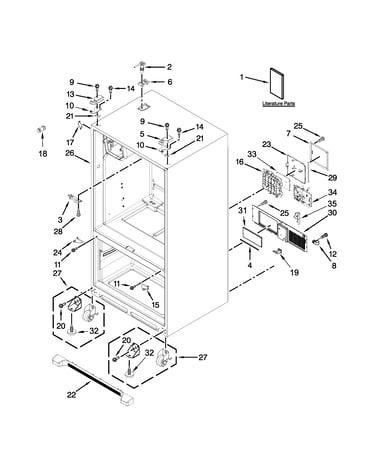 Cabinet parts
