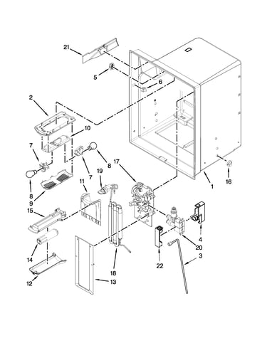 Refrigerator liner parts