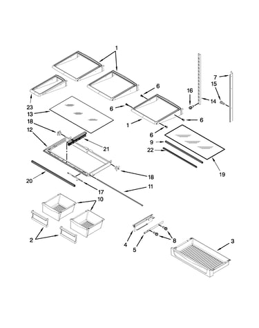 Shelf parts