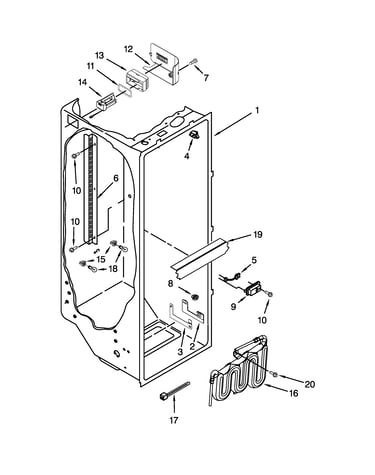 Refrigerator liner parts