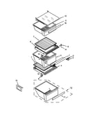Refrigerator shelf parts