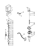 Motor and ice container parts