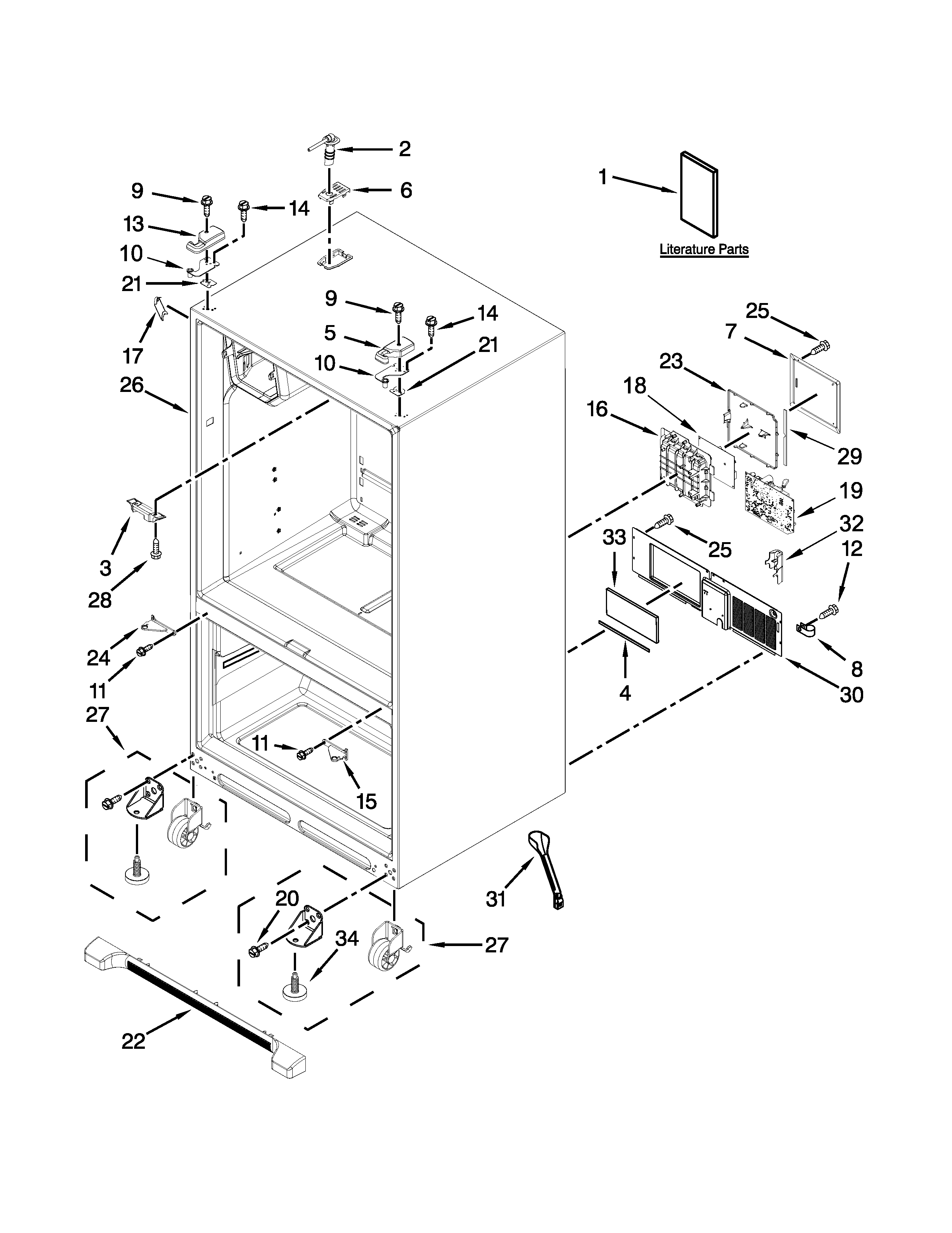 Cabinet parts