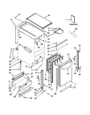 Cabinet, door and liner parts