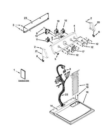 Top and console parts