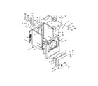 Maytag MEDC415EW0 cabinet parts diagram