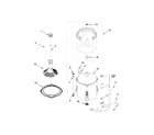 Maytag MVWC215EW0 basket and tub parts diagram