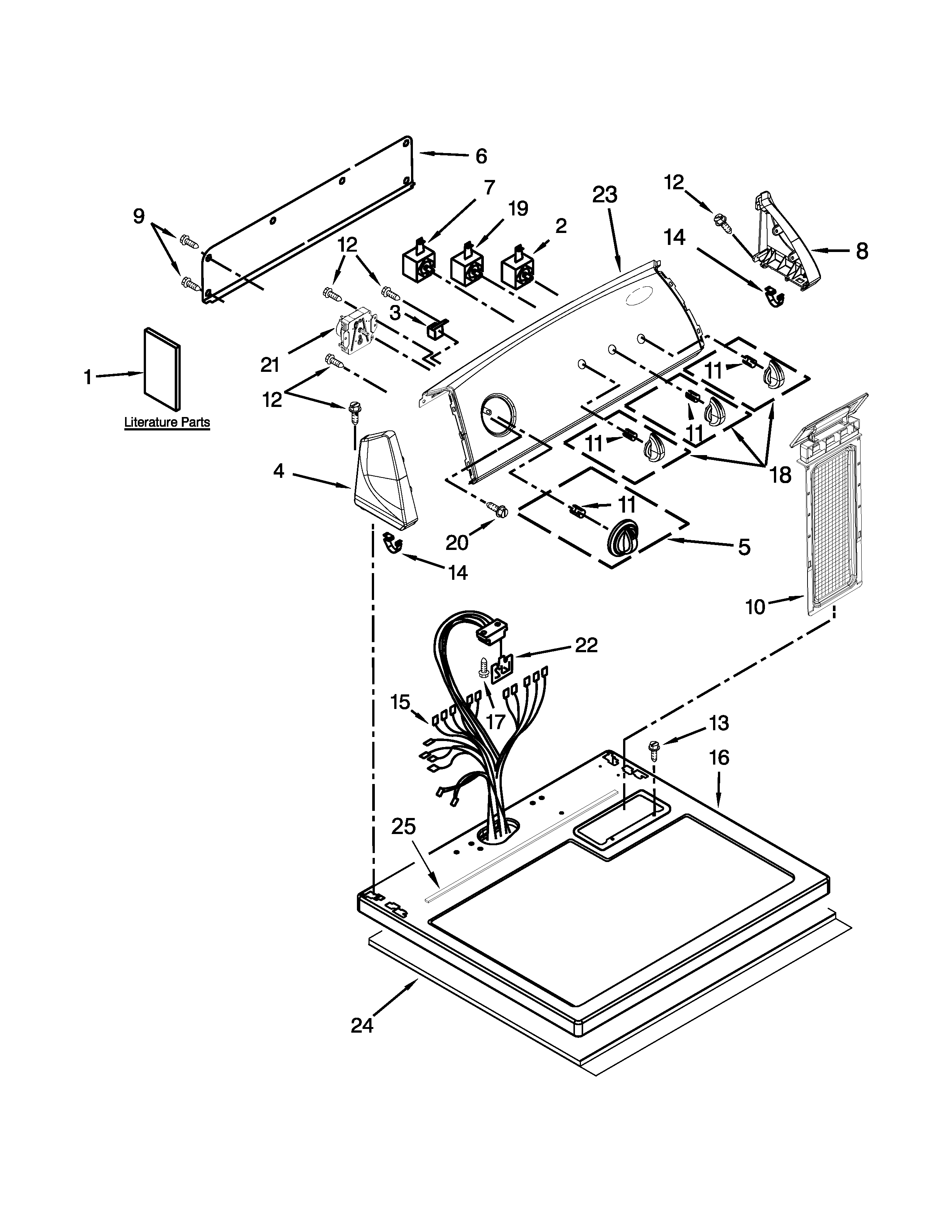 TOP AND CONSOLE PARTS