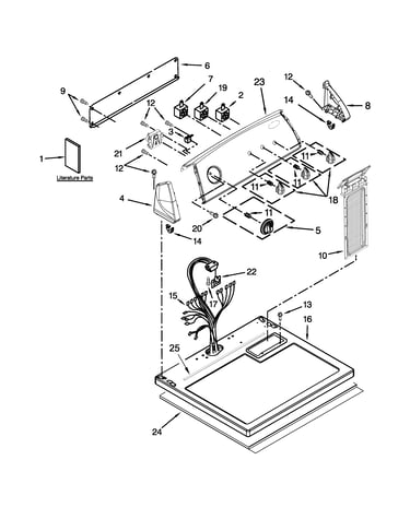 Top and console parts