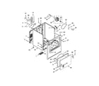 Whirlpool WED4810EW0 cabinet parts diagram
