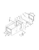 Lower oven door parts