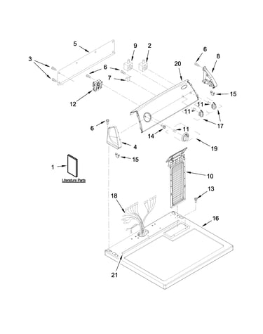 Top and console parts