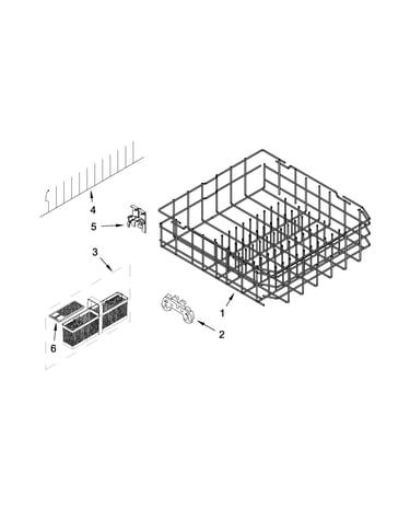 Lower rack parts