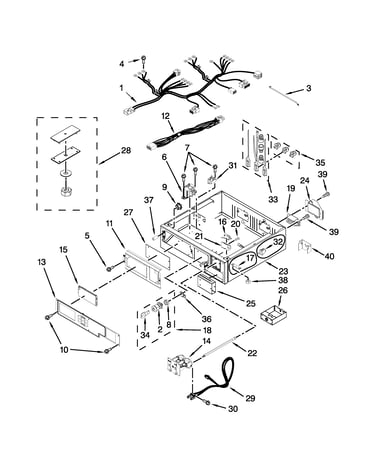 Control panel and separator parts