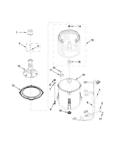 Basket and tub parts