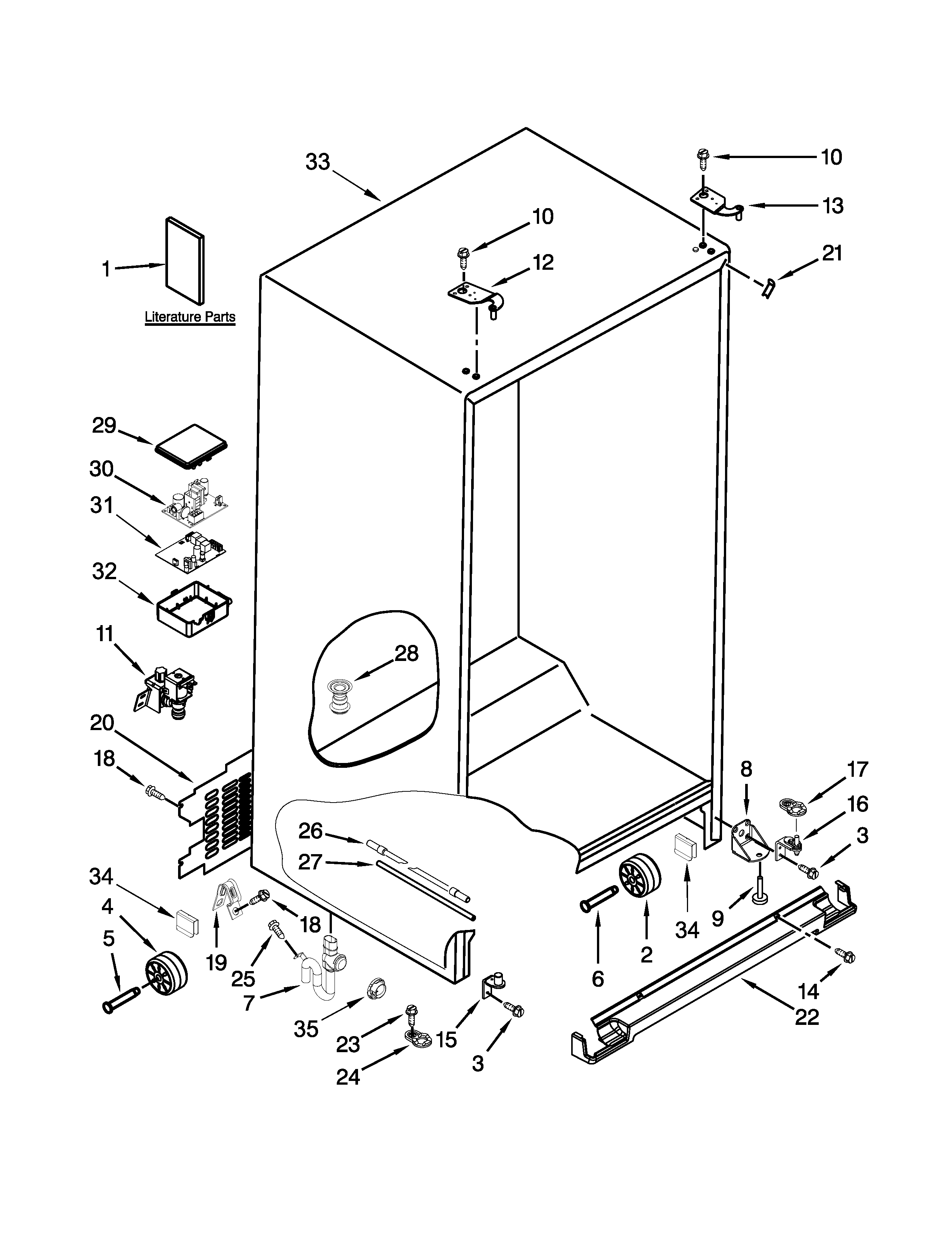 Cabinet parts
