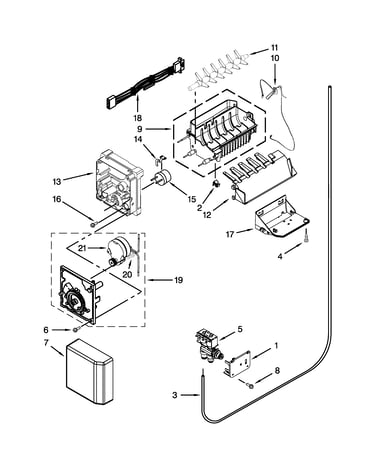 Ice maker parts