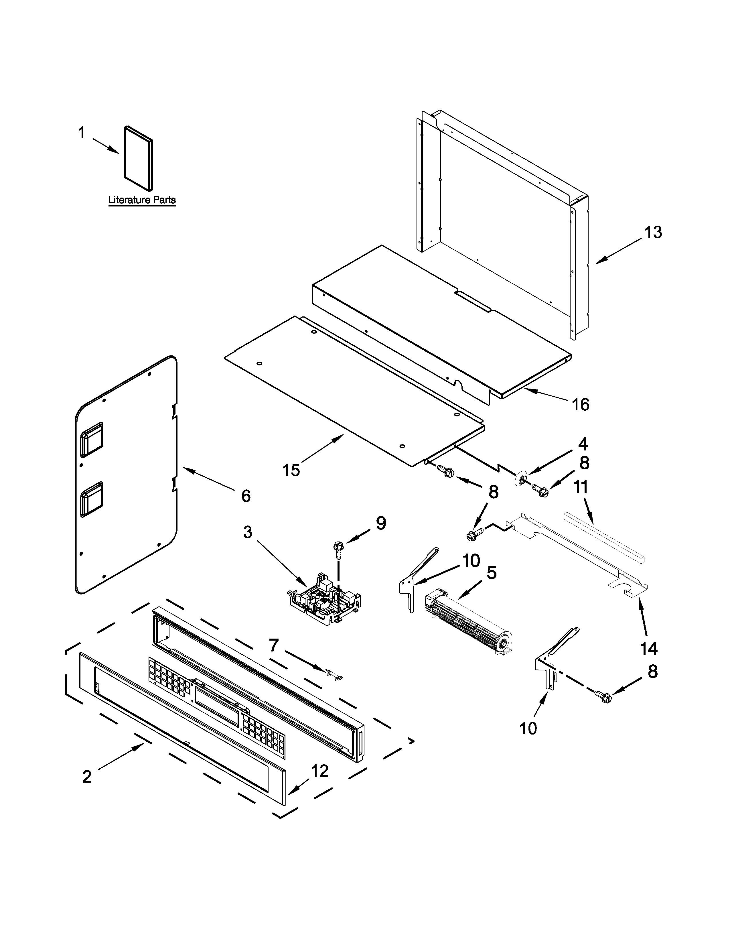 Control panel parts