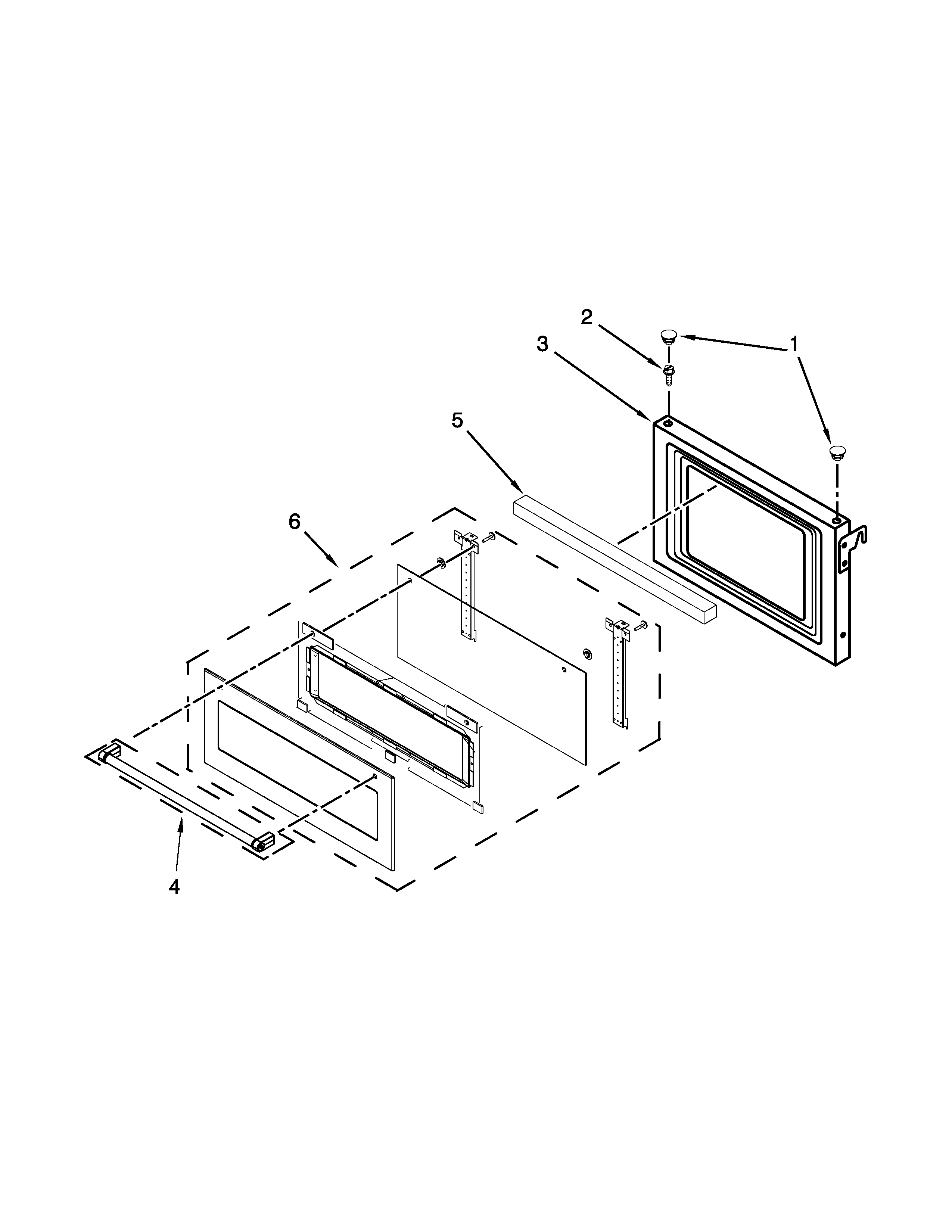 MICROWAVE DOOR PARTS